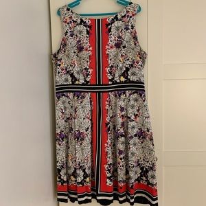 Whimsical, floral pattern NY&Co Dress